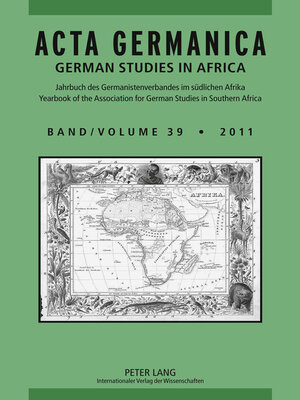 cover image of ACTA GERMANICA